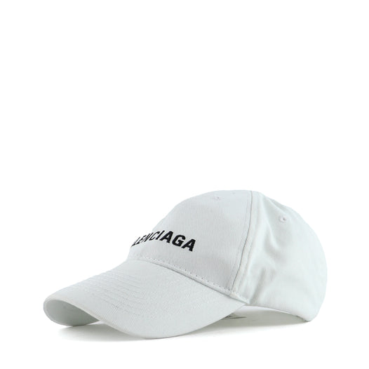 BALENCIAGA - Casquette en toile blanche (L)