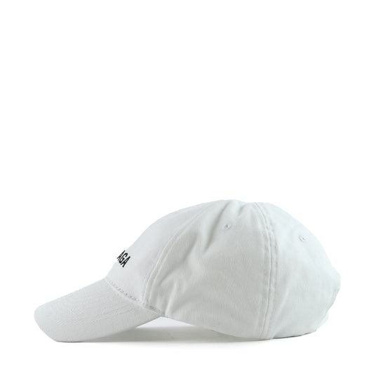 BALENCIAGA - Casquette en toile blanche (L)