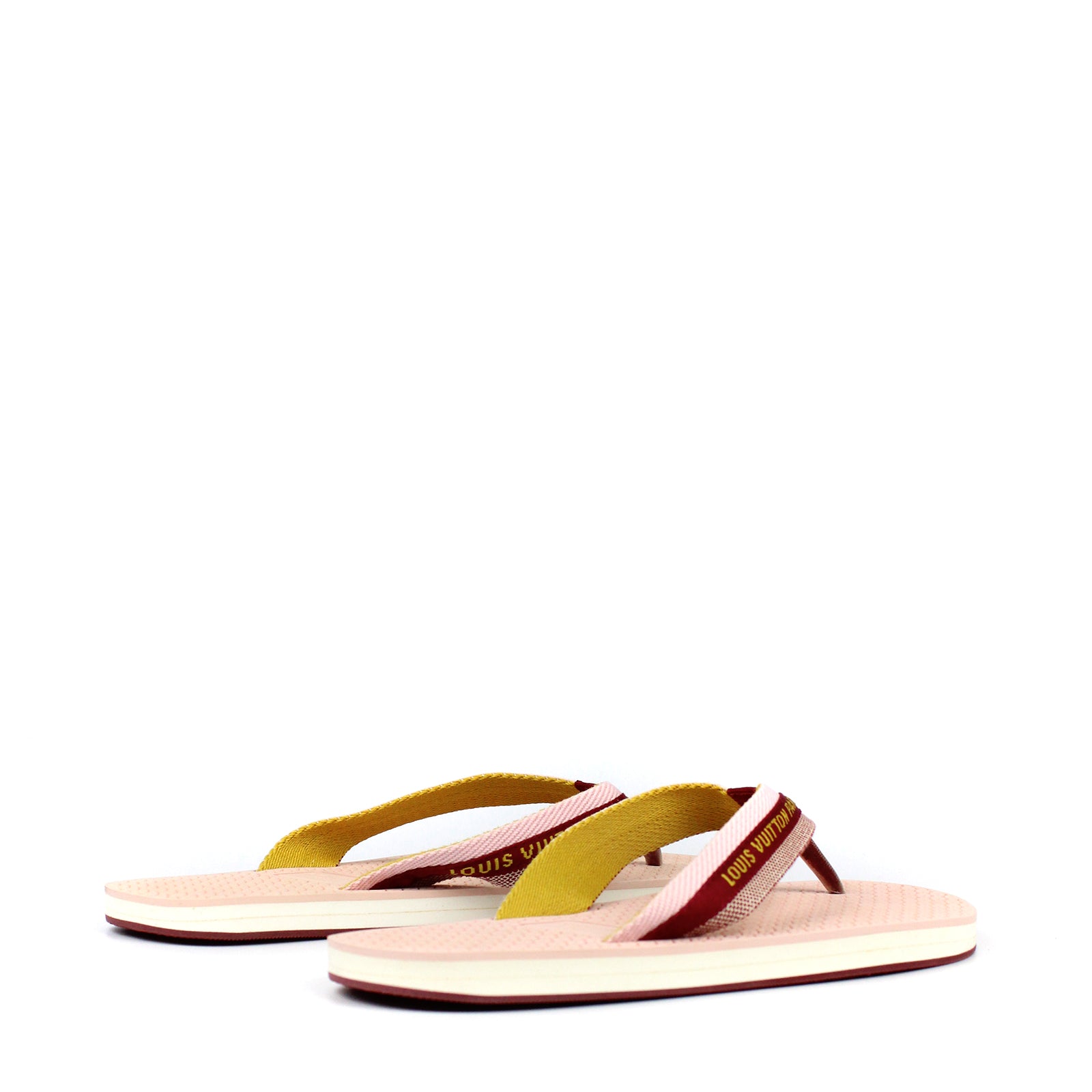LOUIS VUITTON - Tongs en toile (T39)
