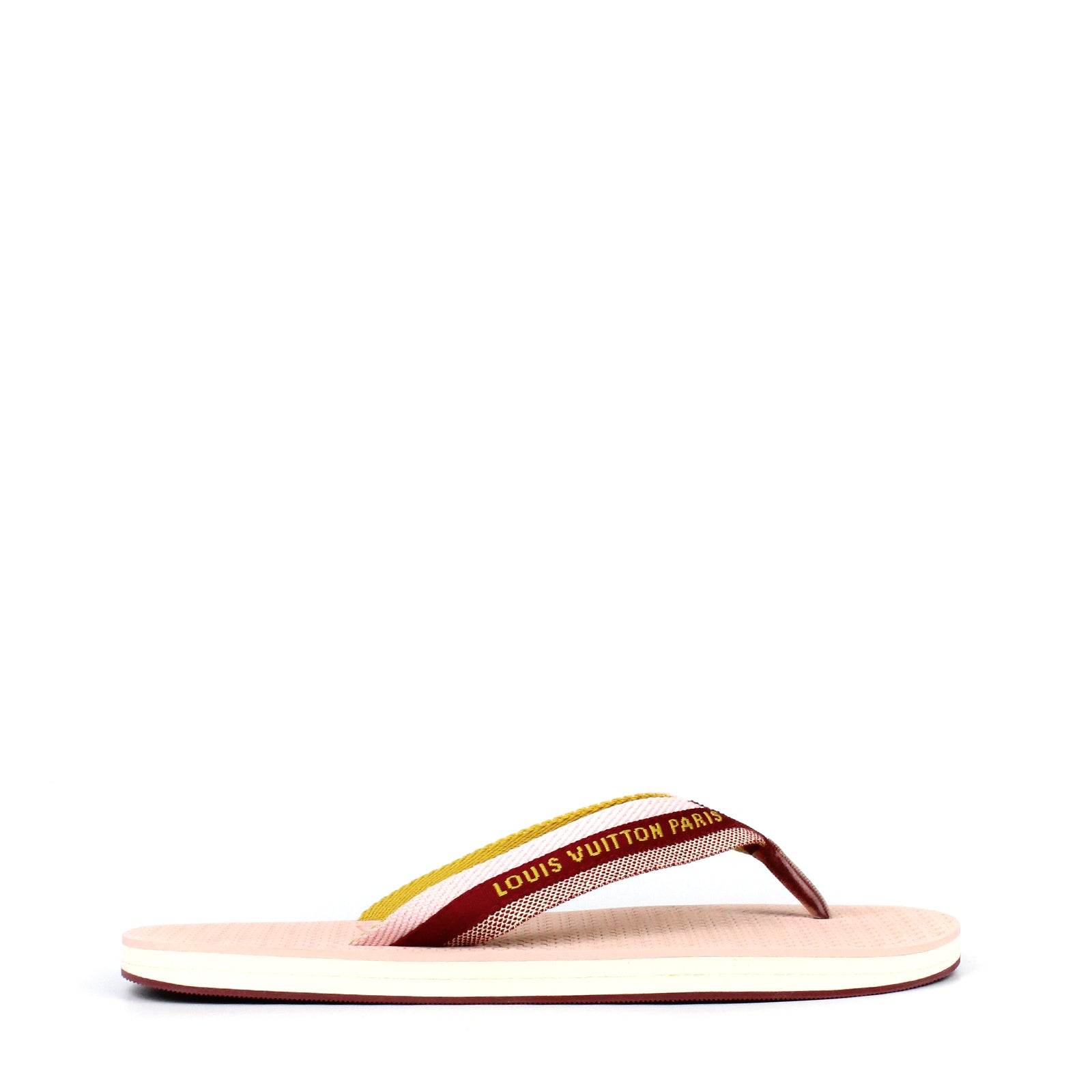 LOUIS VUITTON - Tongs en toile (T39)