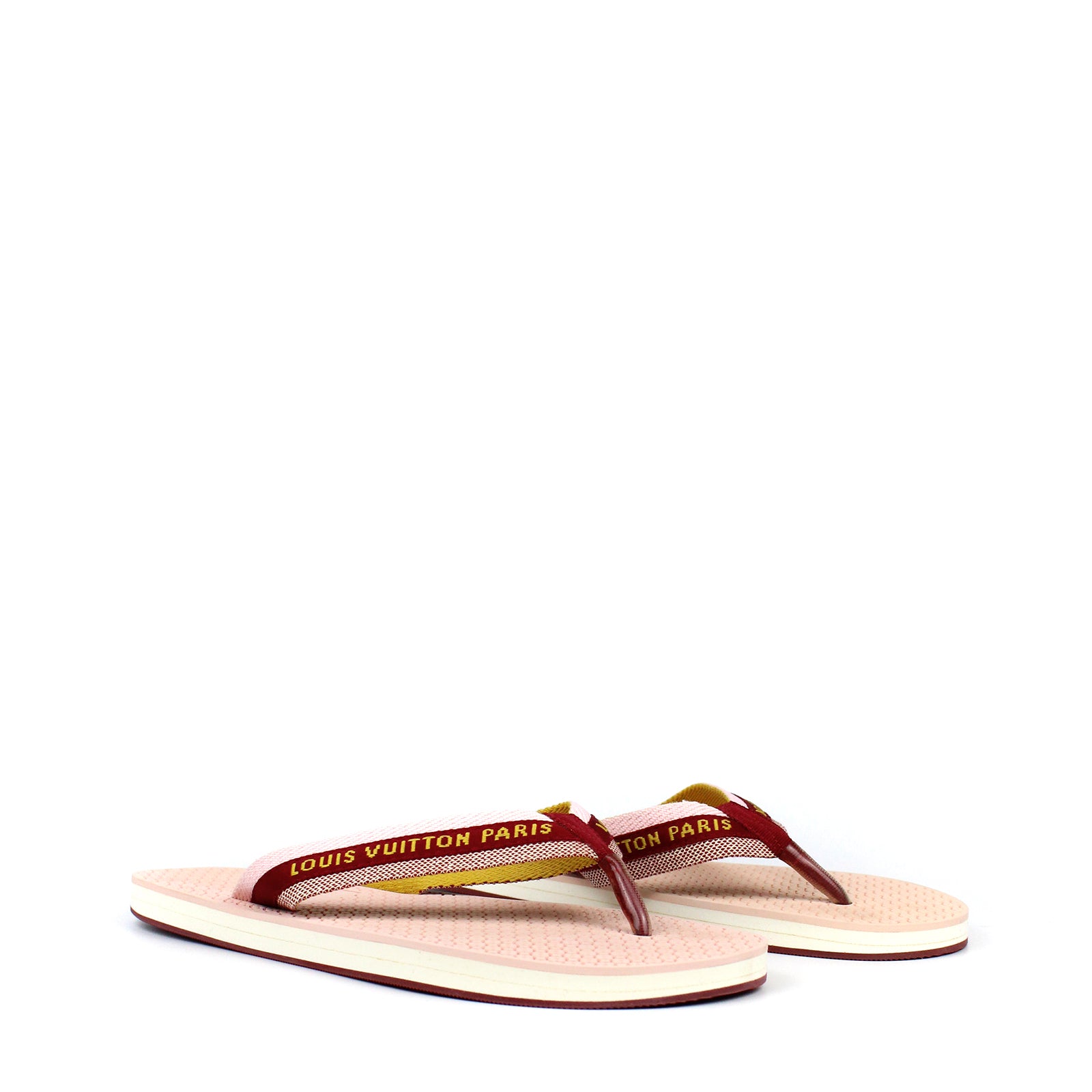 LOUIS VUITTON - Tongs en toile (T39)