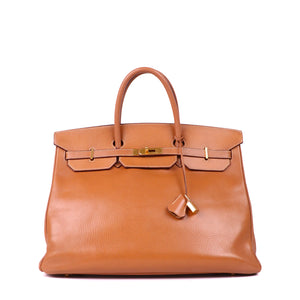 HERMÈS - Birkin 40 en cuir togo gold