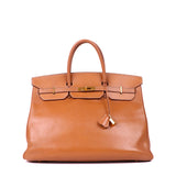 HERMÈS - Birkin 40 en cuir togo gold