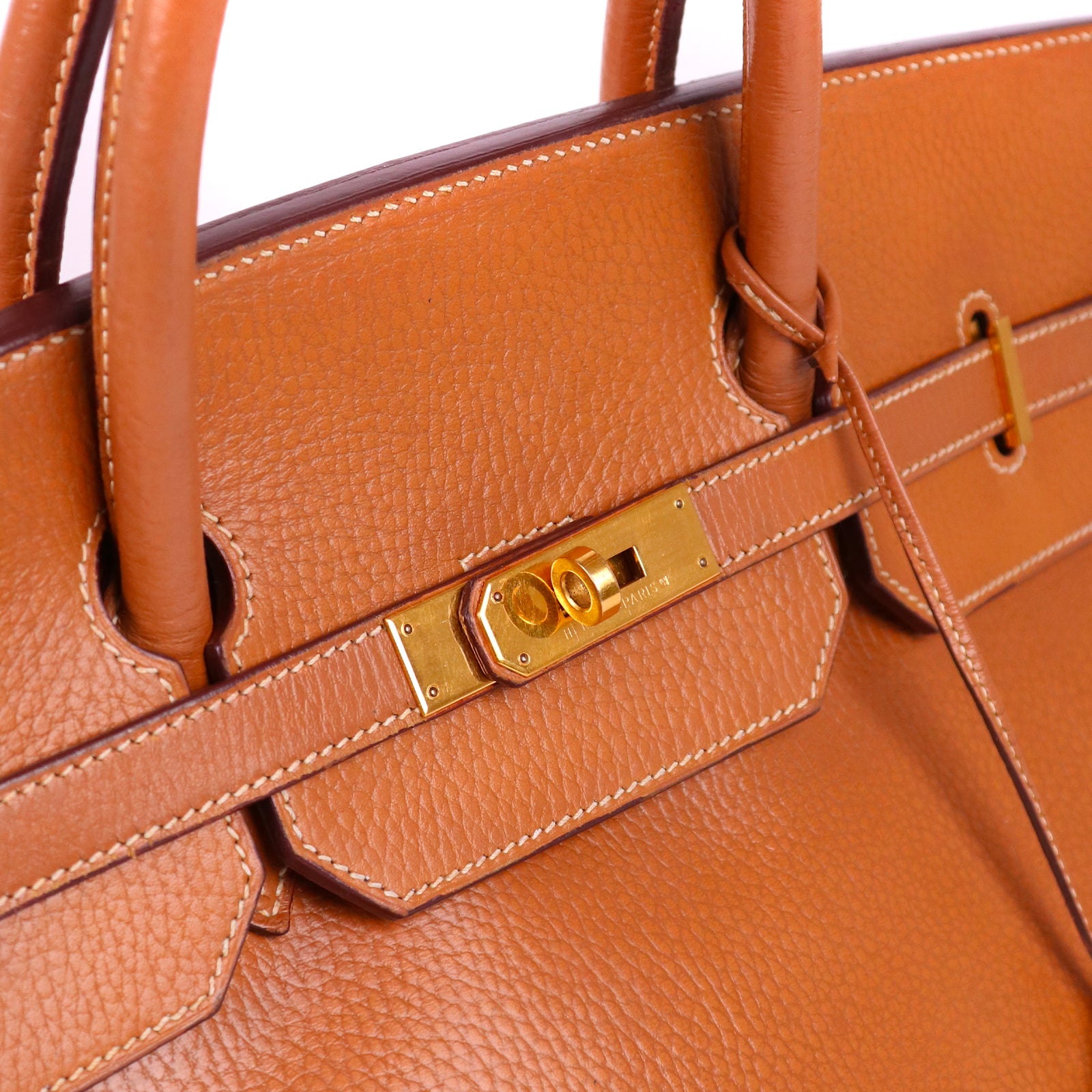 HERMÈS - Birkin 40 en cuir togo gold