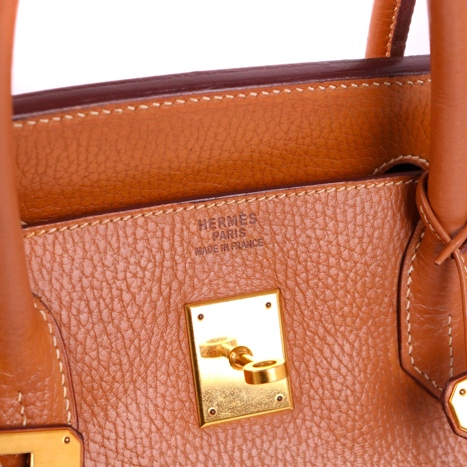 HERMÈS - Birkin 40 en cuir togo gold