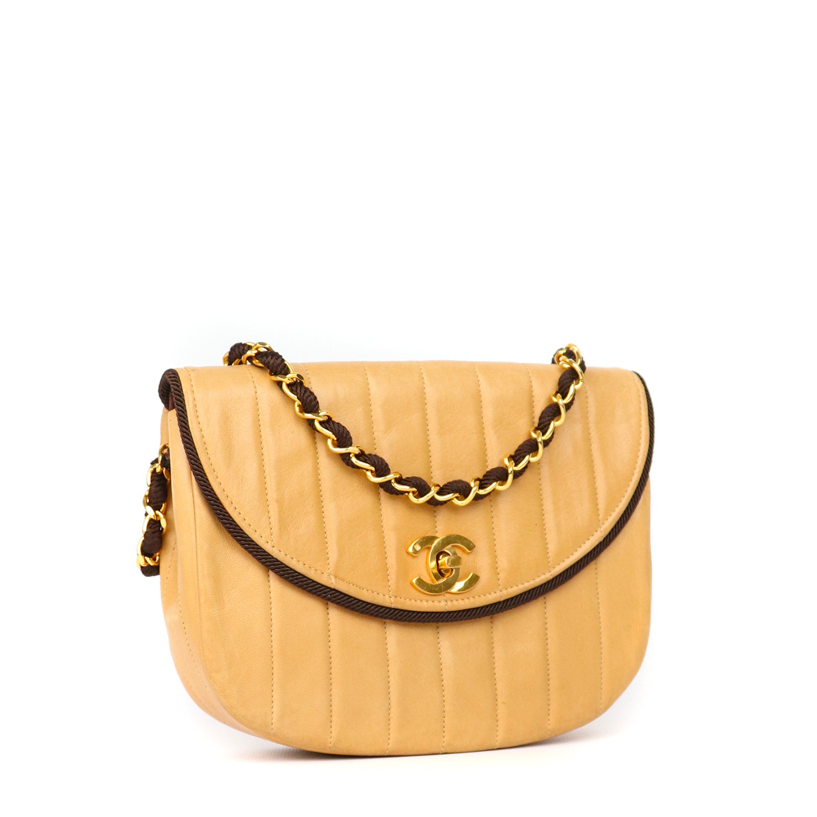 CHANEL - Sac à bandoulière Croissant vintage