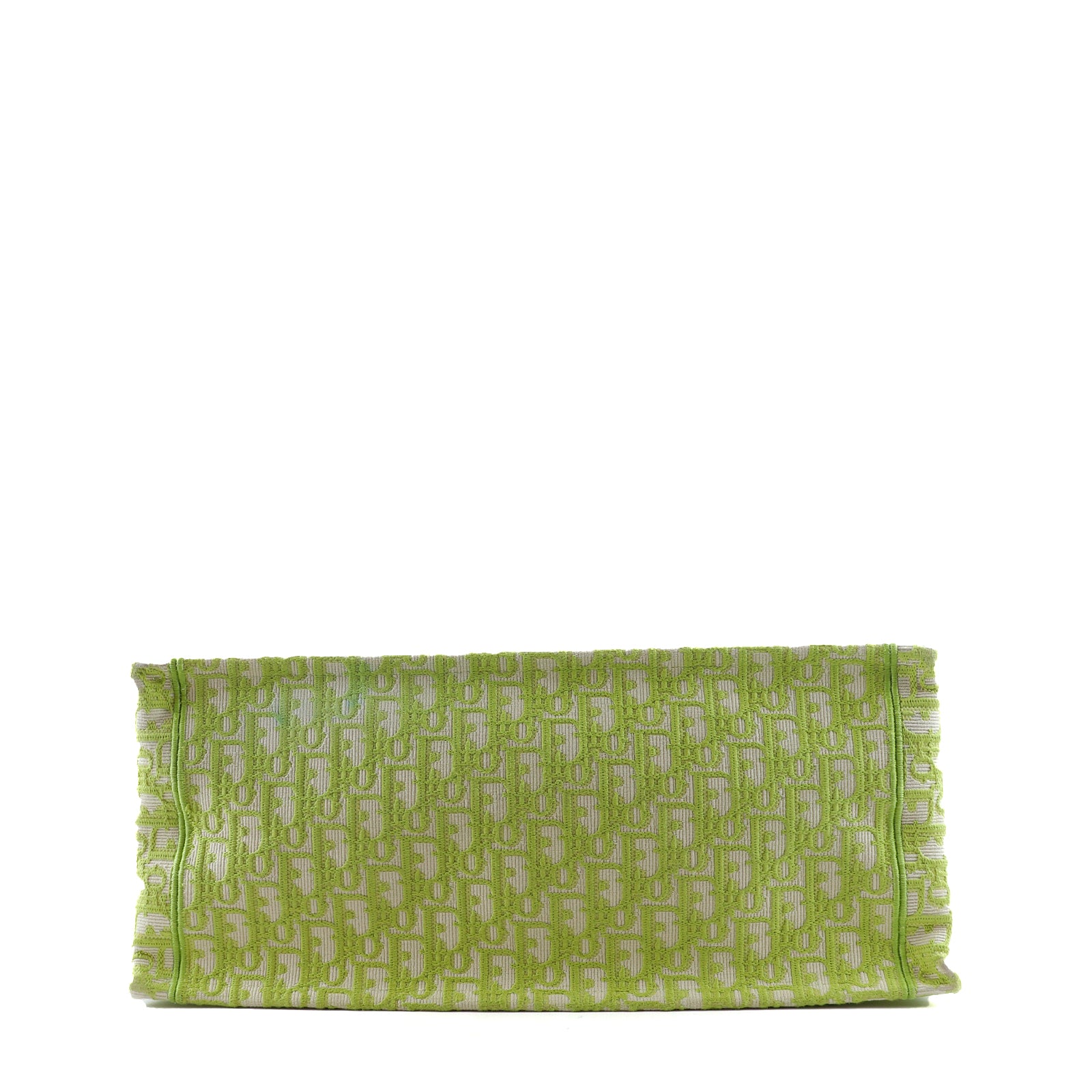 DIOR - Book Tote Large en toile Dior Oblique vert anis