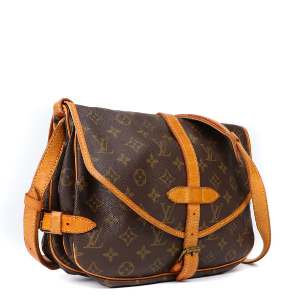 LOUIS VUITTON - Sac à bandoulière Saumur