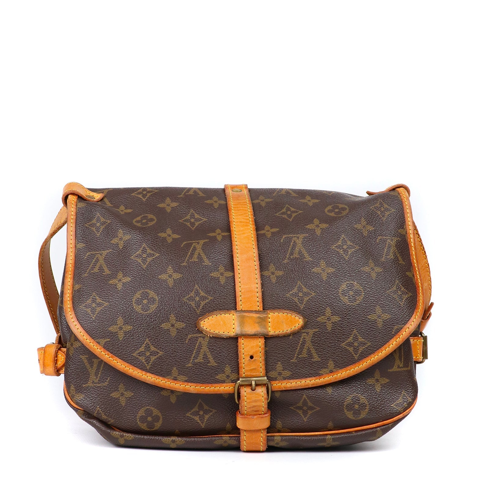 LOUIS VUITTON - Sac à bandoulière Saumur