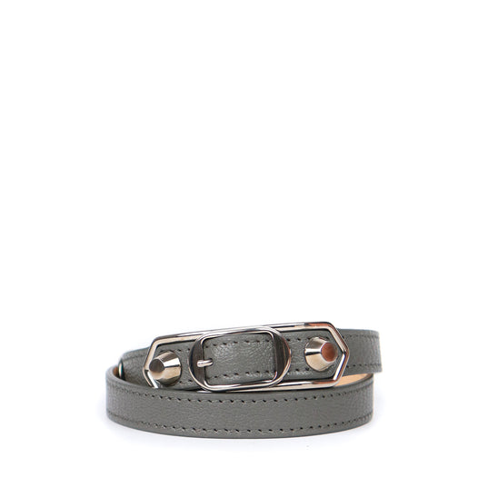 BALENCIAGA - Bracelet triple tour Work en cuir