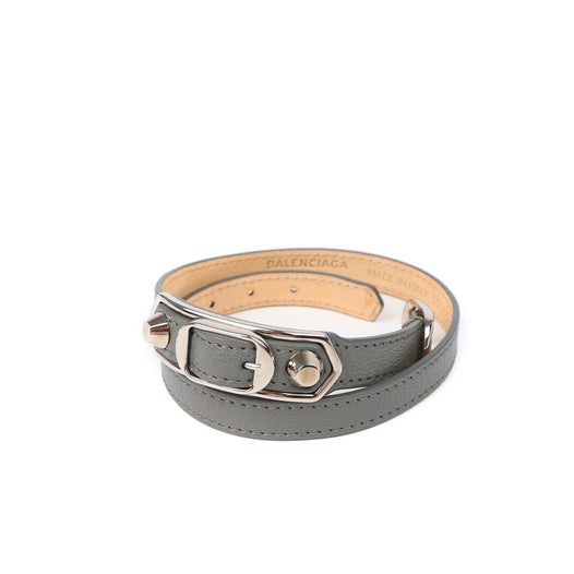 BALENCIAGA - Bracelet triple tour Work en cuir