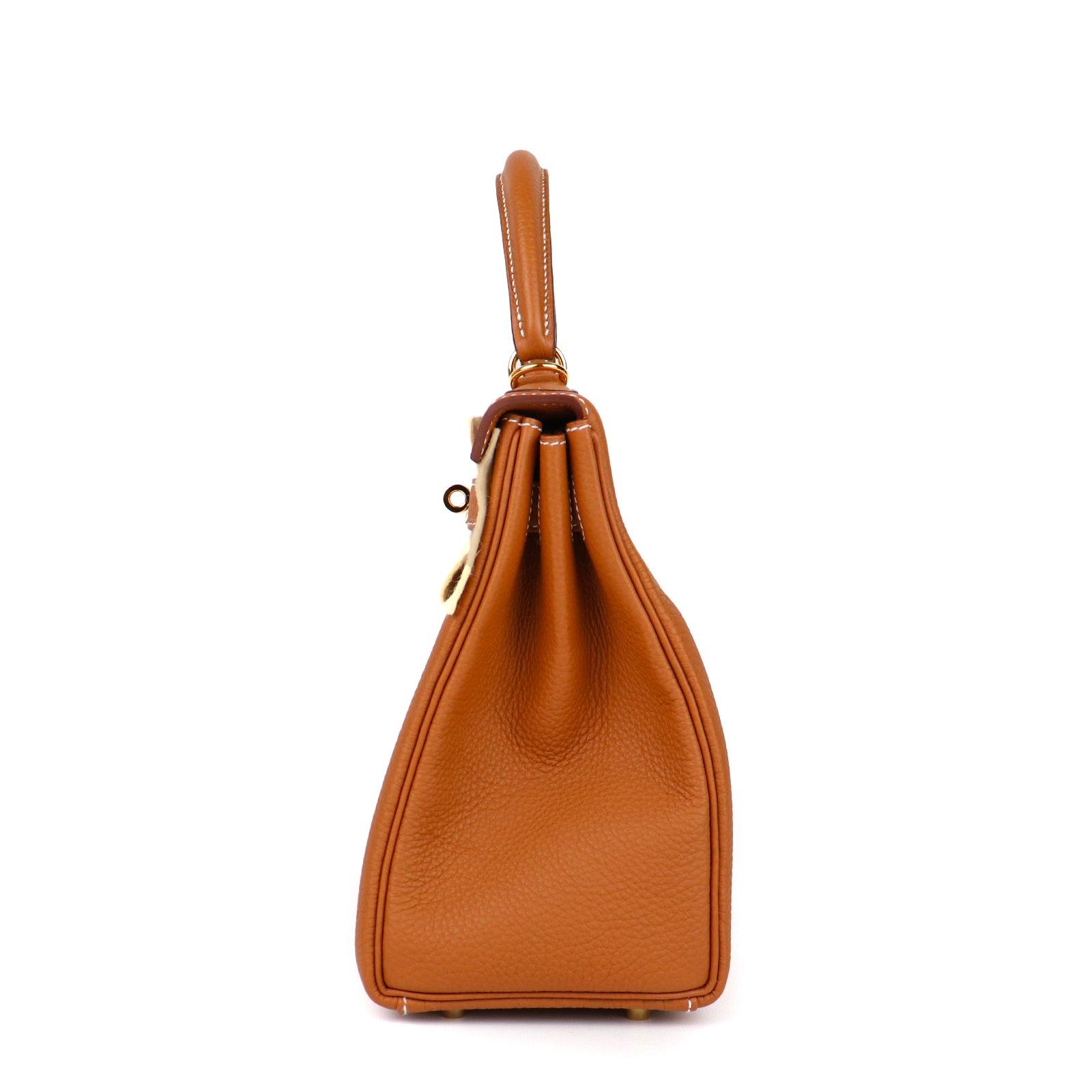 HERMÈS - Sac à bandoulière Kelly 28 en cuir togo