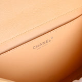 CHANEL - Sac Timeless en cuir grainé beige