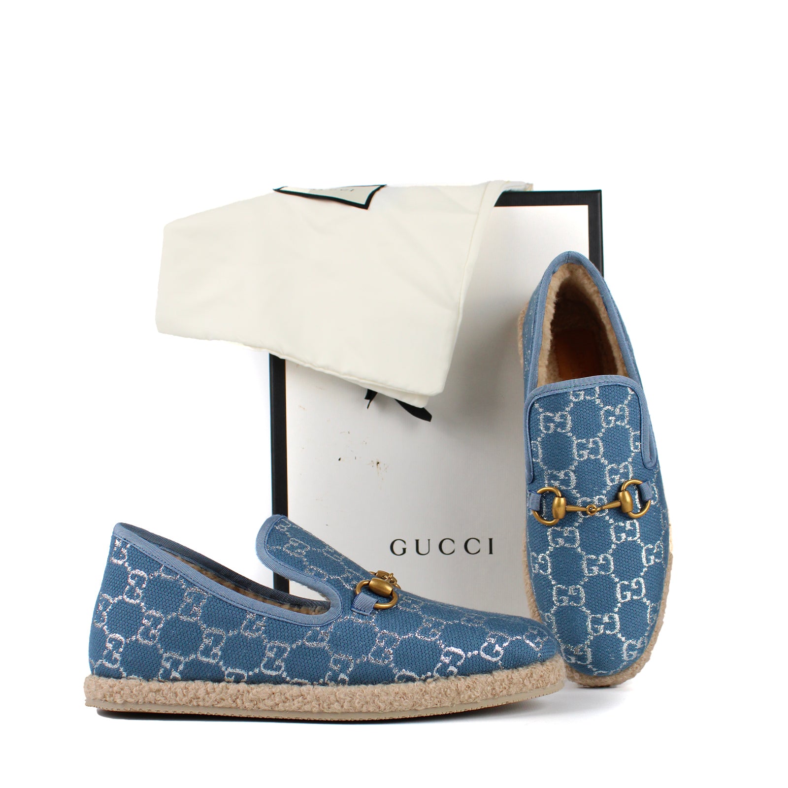 GUCCI - Mocassins en laine (T38,5)