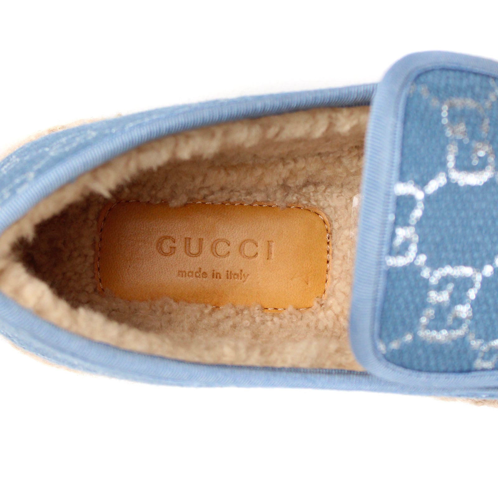 GUCCI - Mocassins en laine (T38,5)