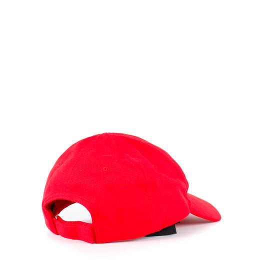 BALENCIAGA - Casquette en toile rouge