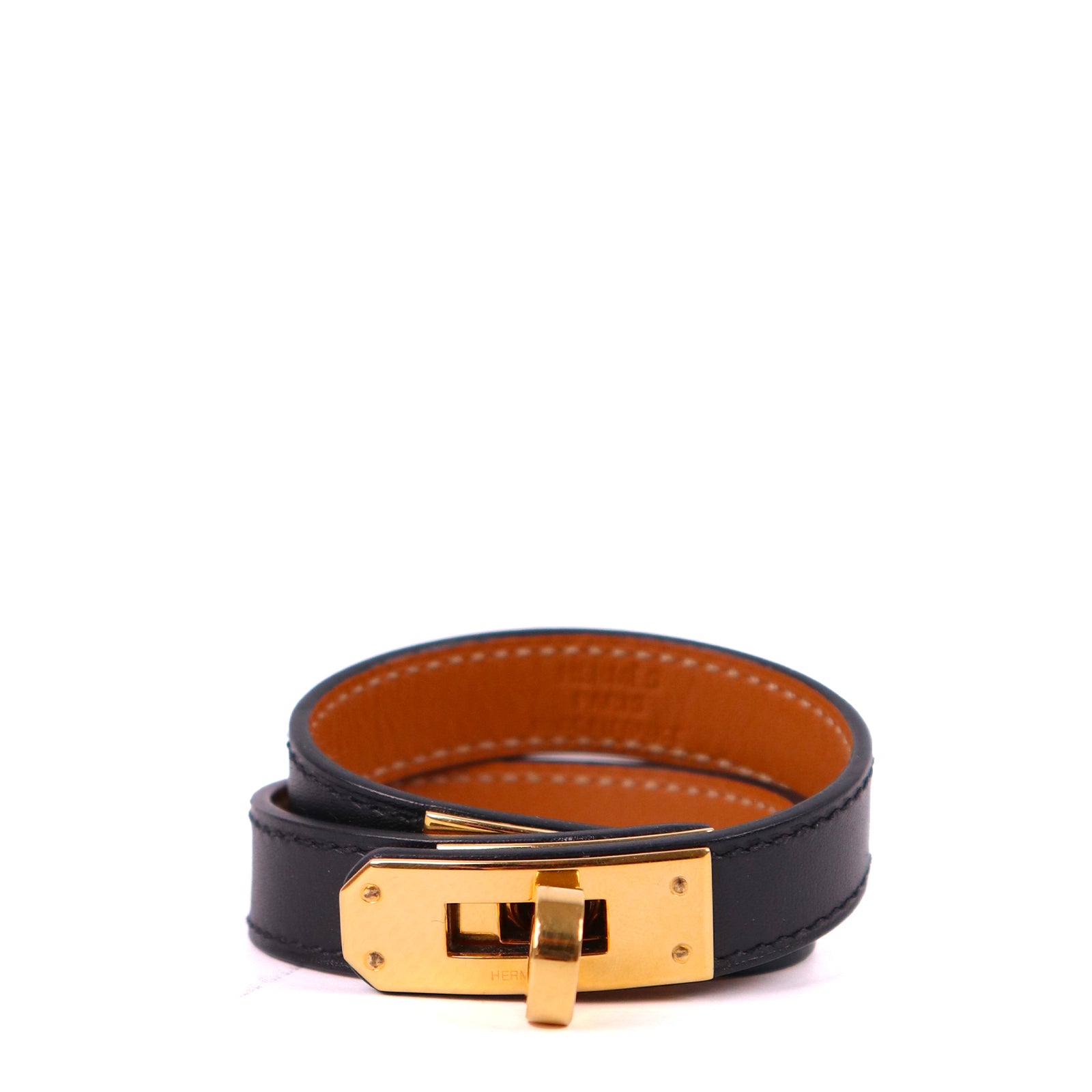 HERMÈS - Bracelet double tour Kelly