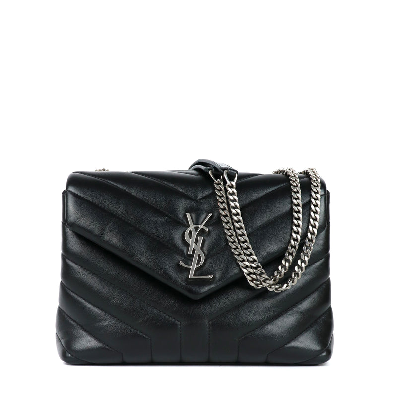 SAINT LAURENT - Sac à bandoulière Loulou small en cuir matelassé