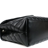 SAINT LAURENT - Sac à bandoulière Loulou small en cuir matelassé