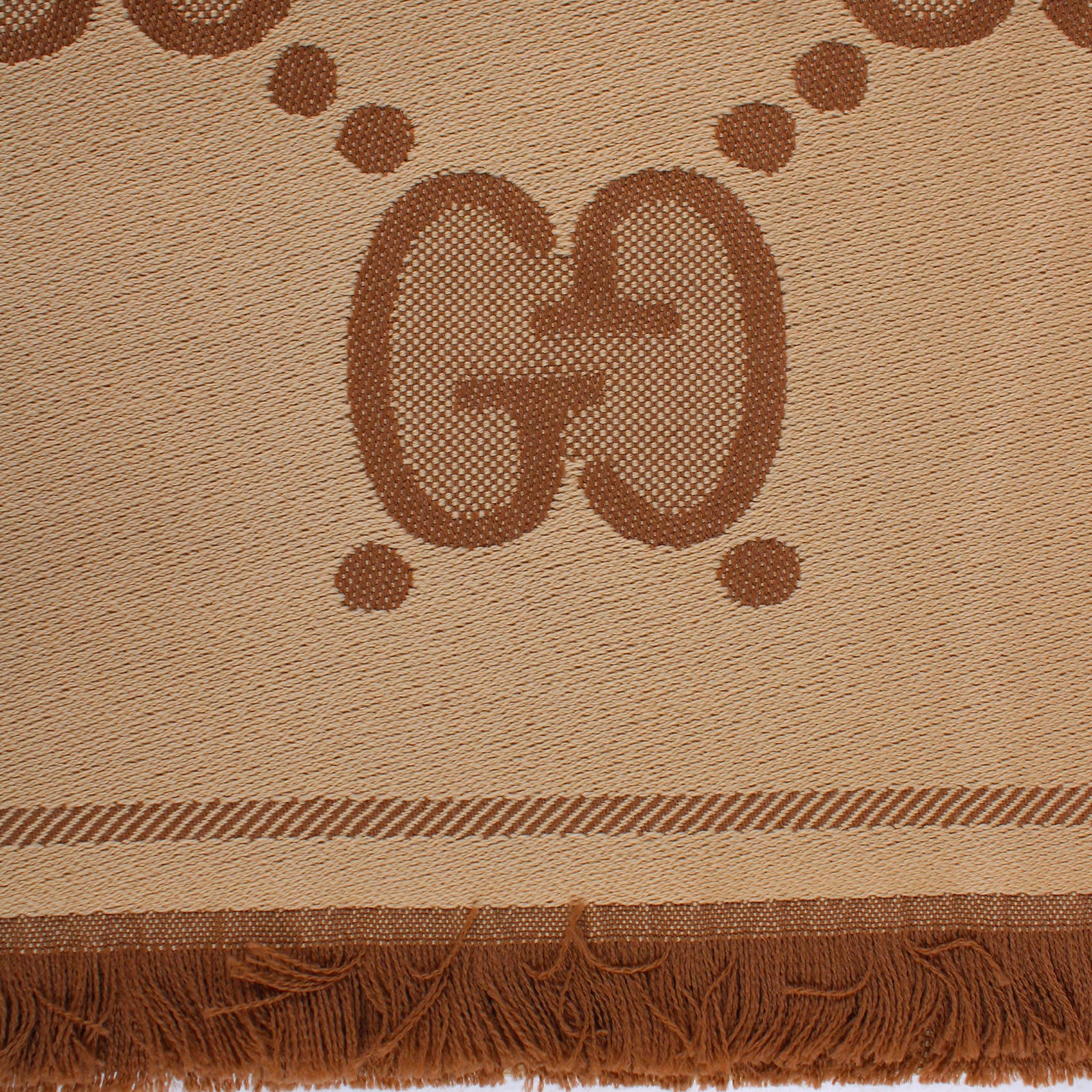 GUCCI - Echarpe en maille maxi GG