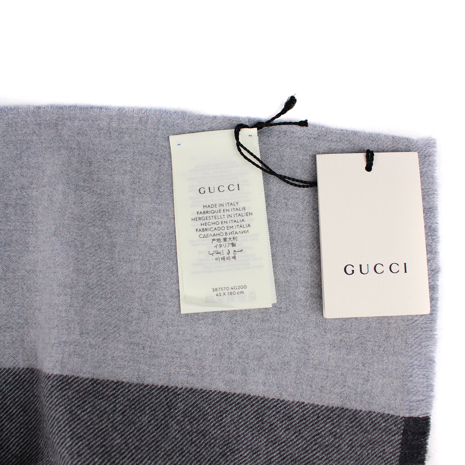 GUCCI - GG knit scarf