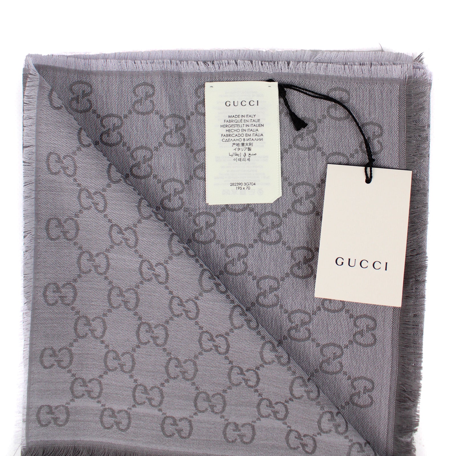GUCCI - Echarpe en maille GG
