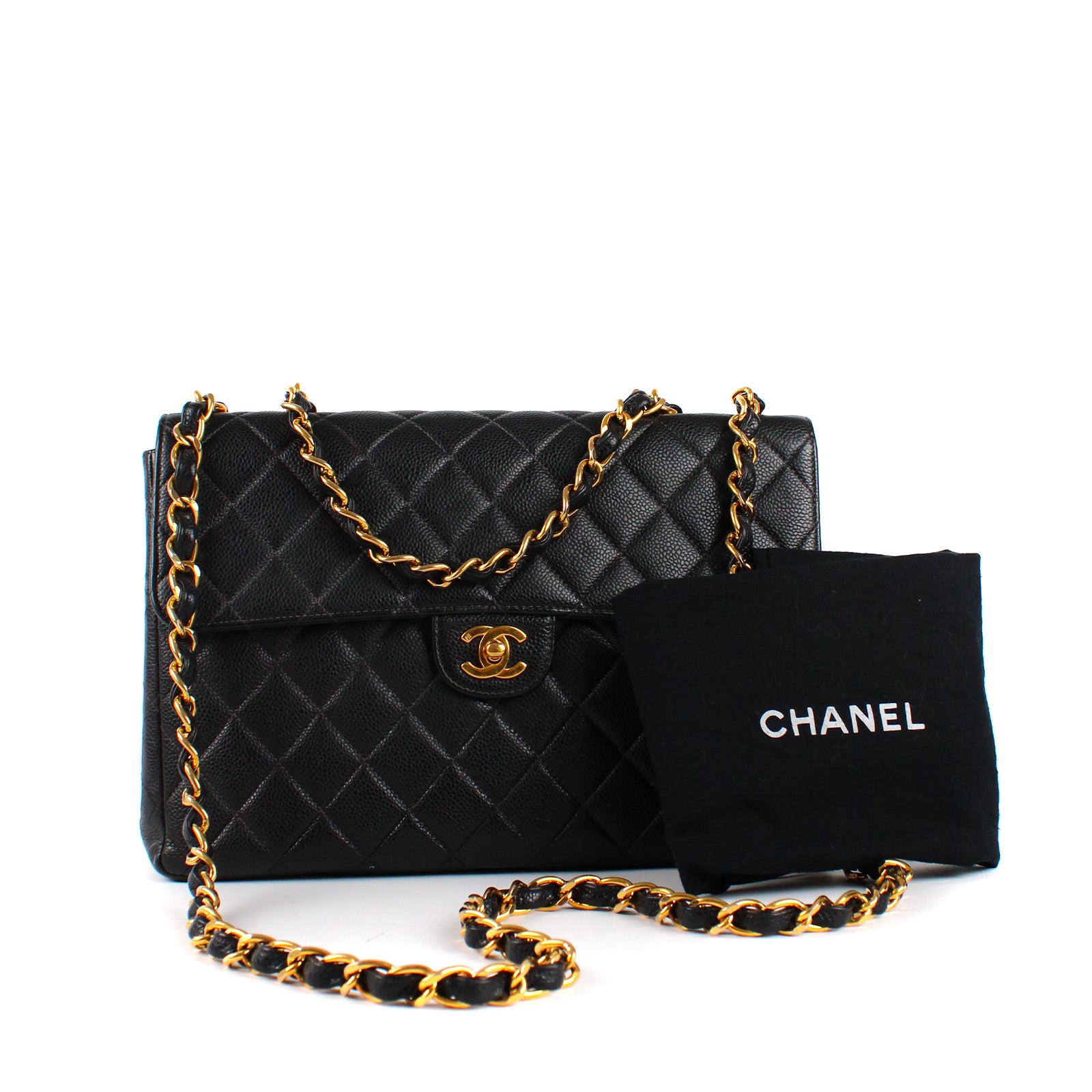 CHANEL - Timeless Maxi Jumbo bag in grained leather