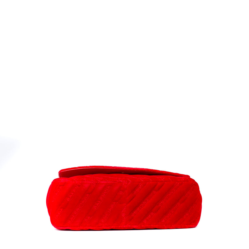 BALENCIAGA - Sac à bandoulière BB Round en velours
