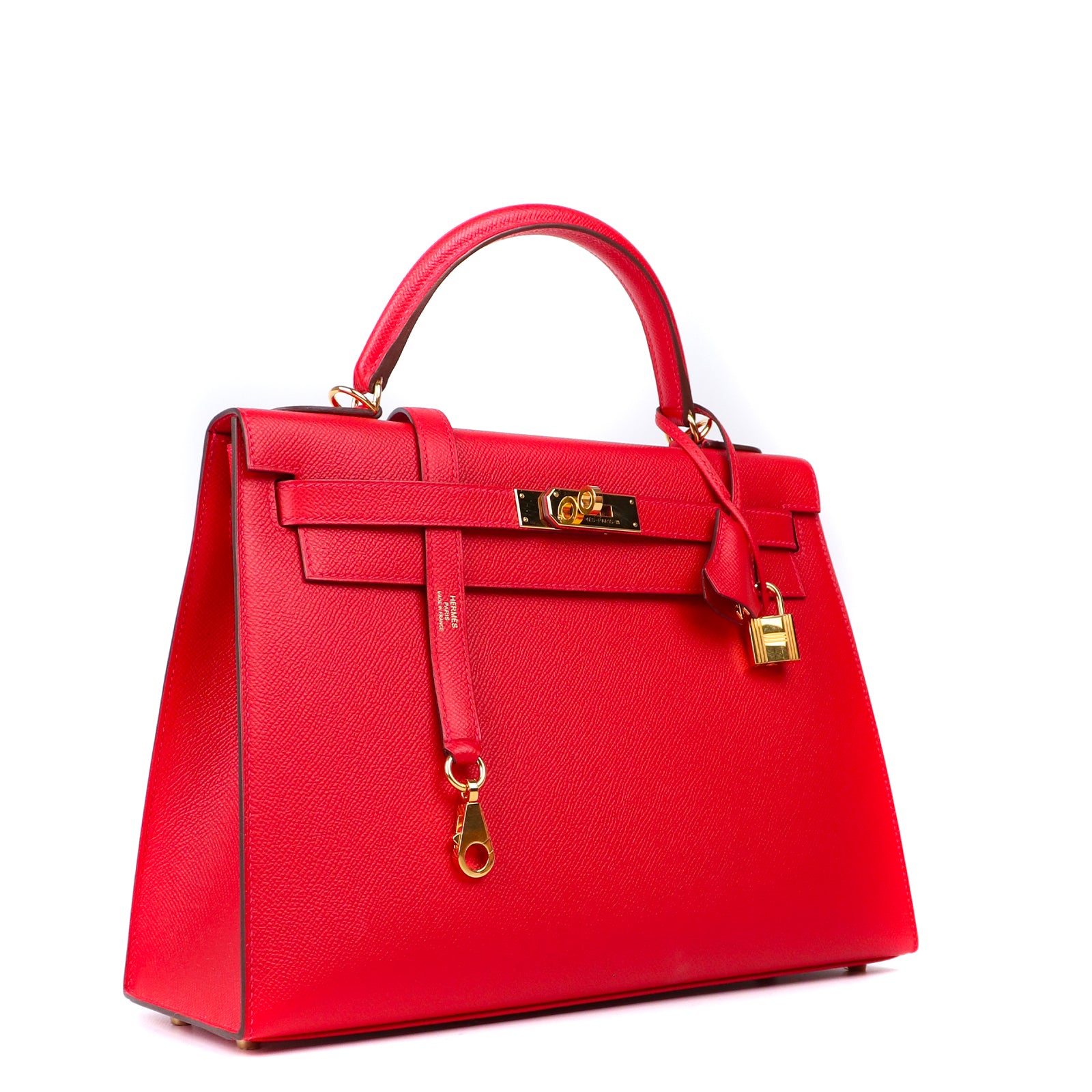HERMÈS - Sac à bandoulière Kelly 32 en cuir epsom