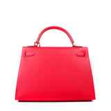 HERMÈS - Sac à bandoulière Kelly 32 en cuir epsom