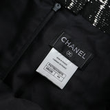 CHANEL - Jupe noire en tweed (T44)