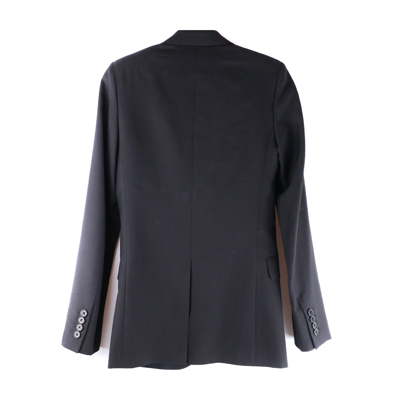 SAINT LAURENT - Veste en gabardine de laine (S)
