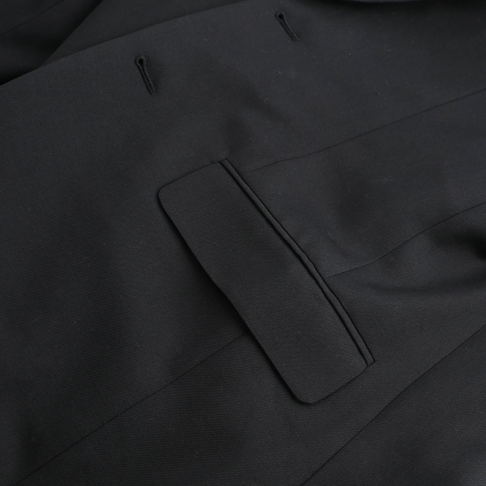 SAINT LAURENT - Veste en gabardine de laine (S)