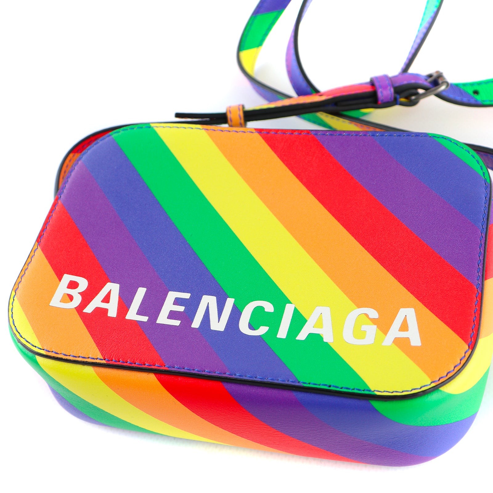 BALENCIAGA - Caméra Ville XXS multicolor shoulder bag
