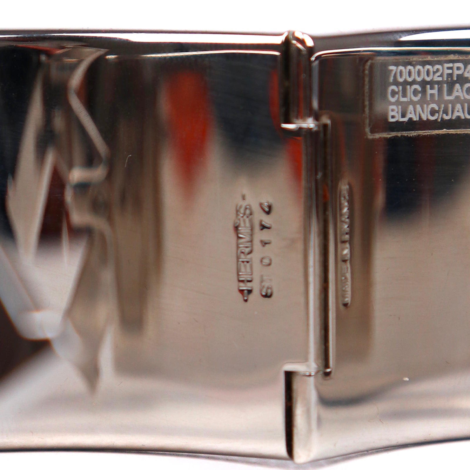 HERMÈS - Clic H wide bracelet