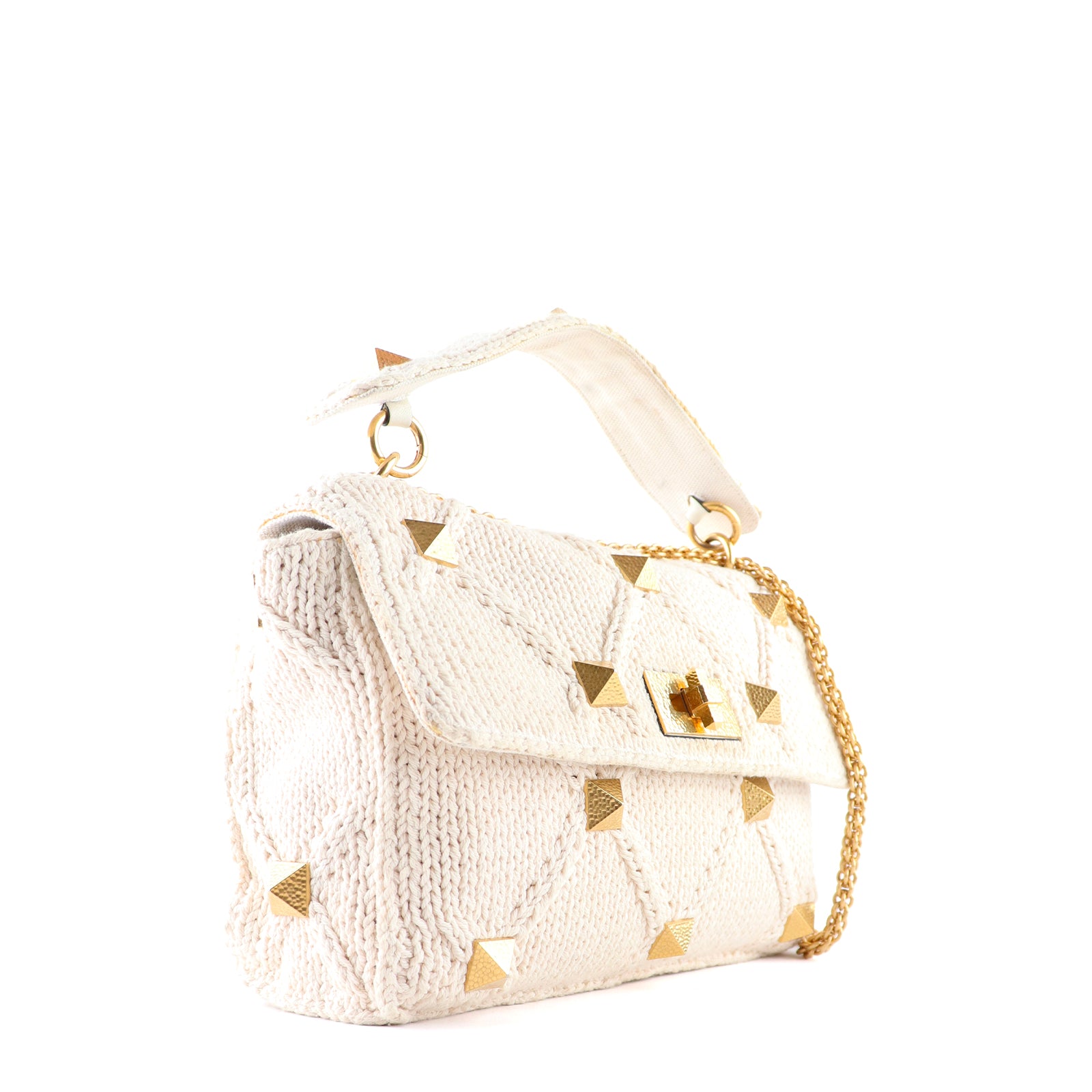 VALENTINO - Roman Stud mesh shoulder bag