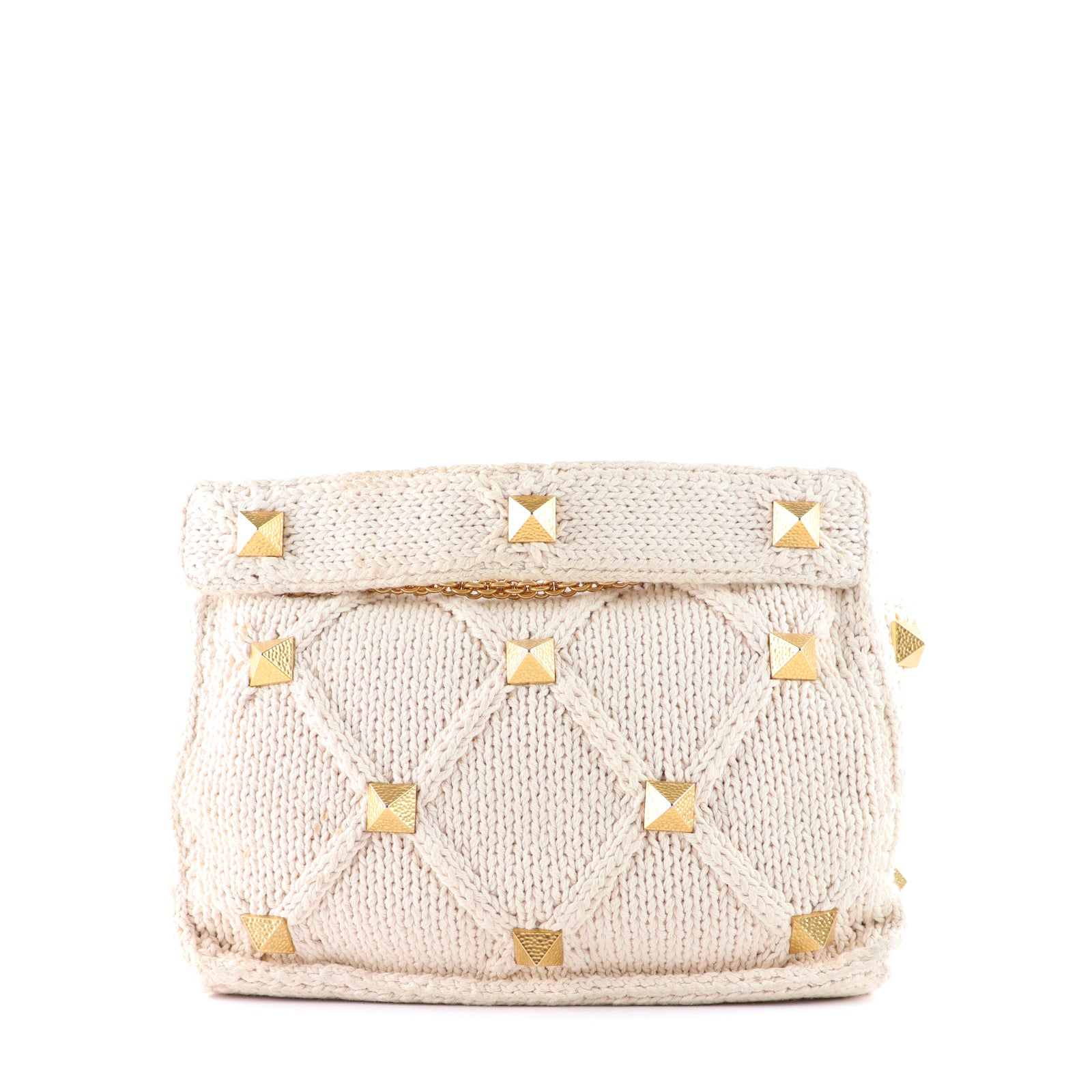 VALENTINO - Roman Stud mesh shoulder bag