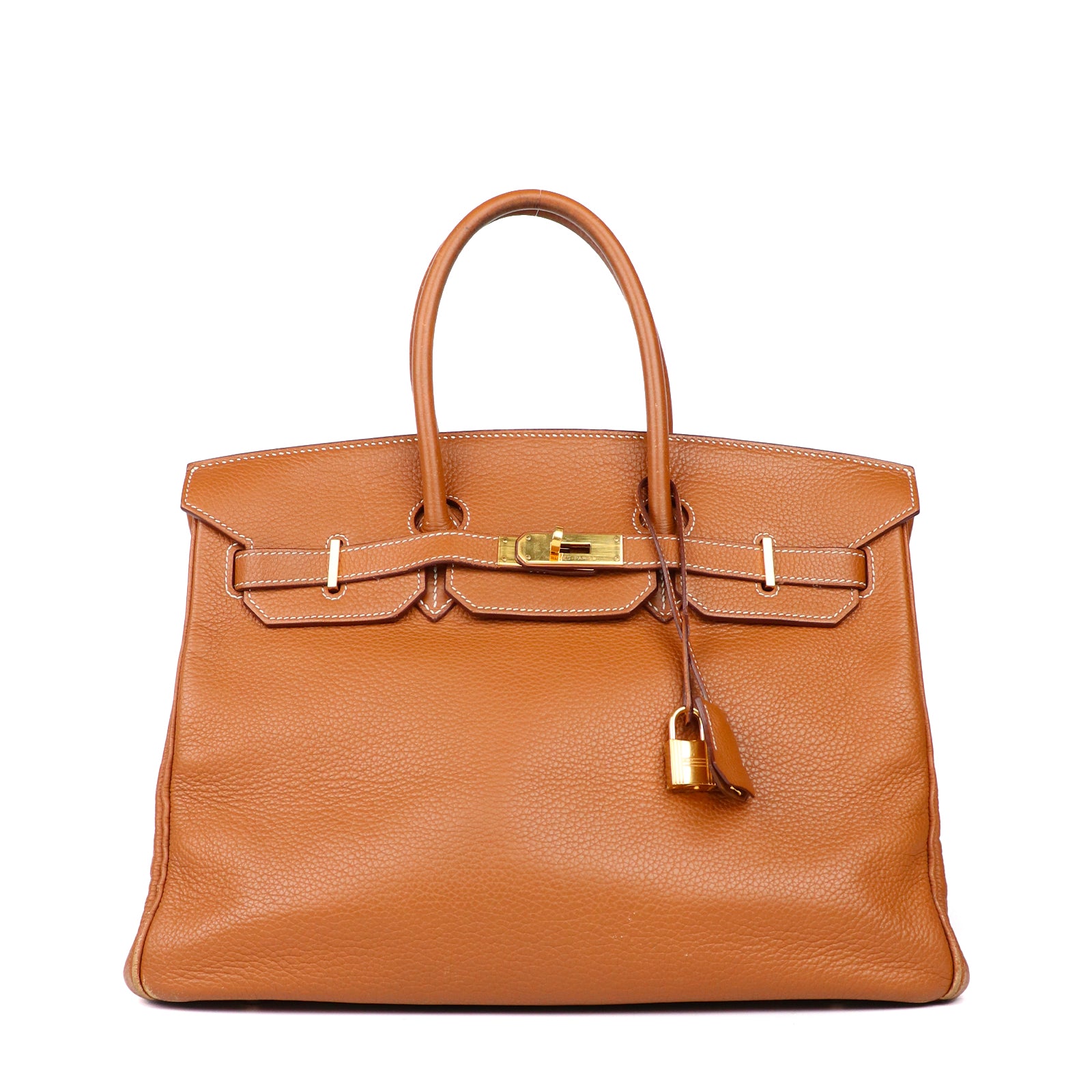 HERMÈS - Birkin 35 in gold togo leather 