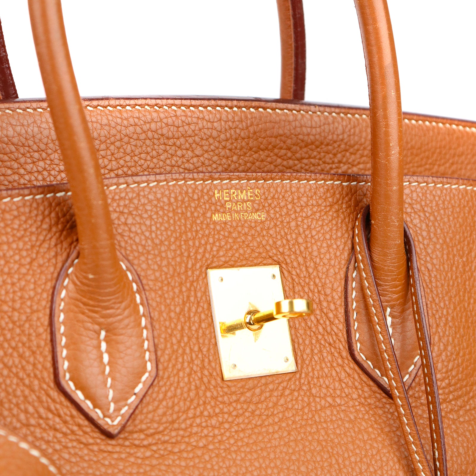 HERMÈS - Birkin 35 en cuir togo gold