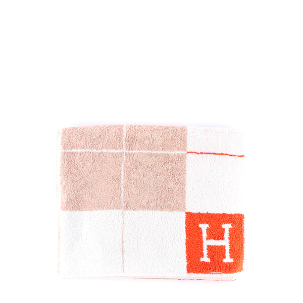HERMÈS - Grande serviette en coton Avalon Sarcamande
