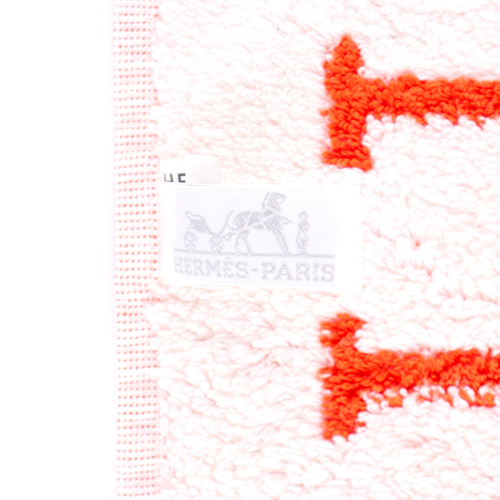 HERMÈS - Petite serviette en coton Avalon Sarcamande