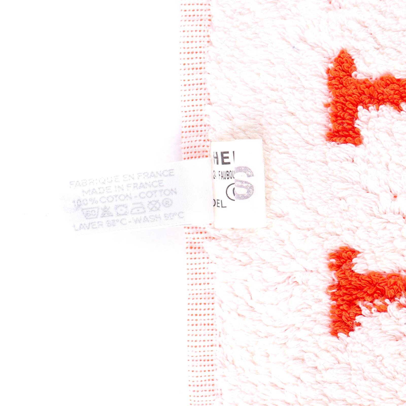 HERMÈS - Petite serviette en coton Avalon Sarcamande