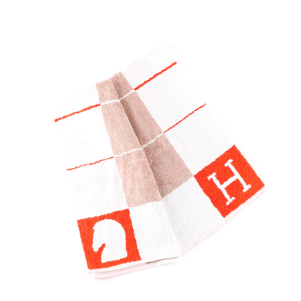 HERMÈS - Serviette en coton Avalon Sarcamande