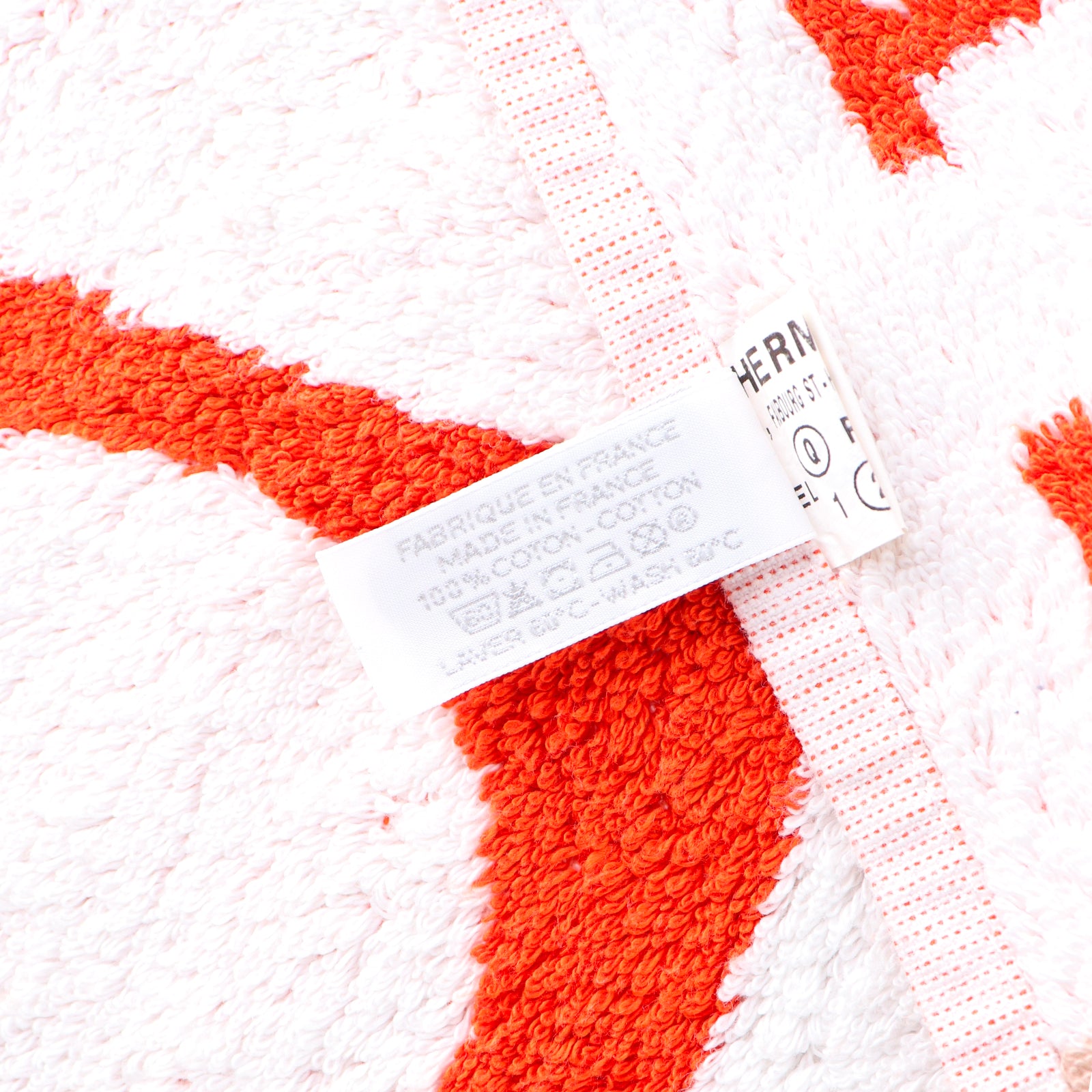 HERMÈS - Avalon Sarcamando cotton towel