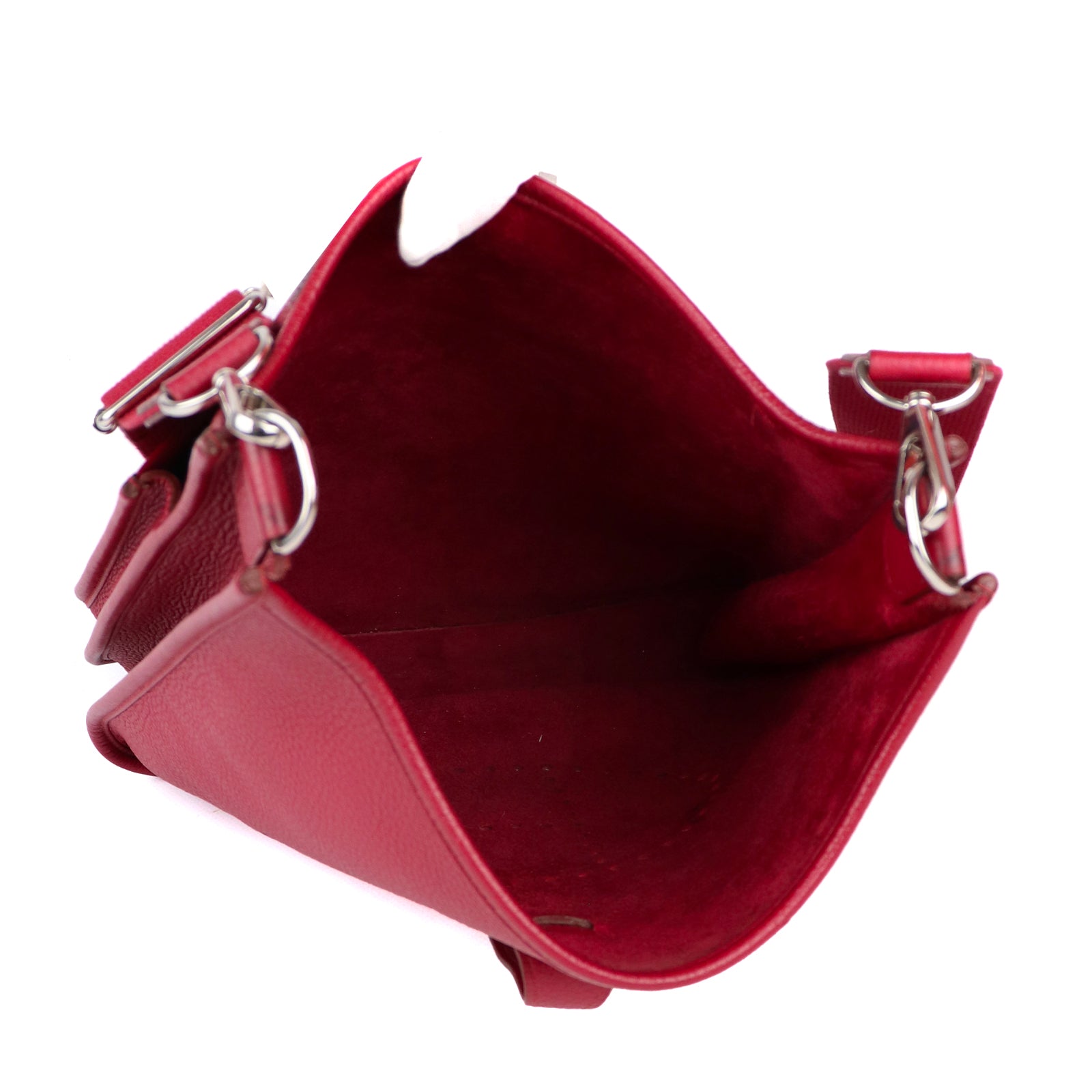 HERMÈS - Evelyne 29 III taurillon clemence garnet shoulder bag