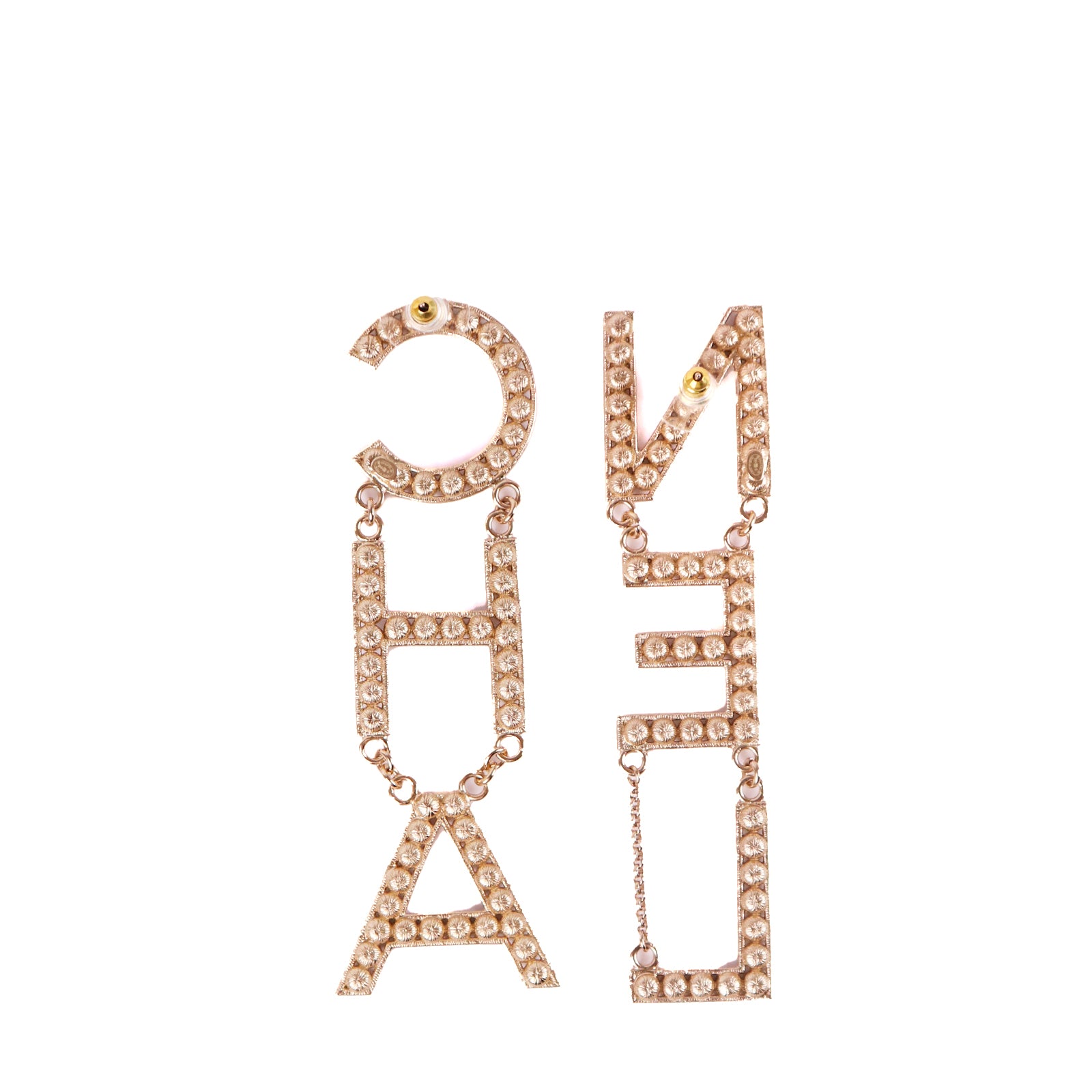 CHANEL - Boucles d'oreilles en cristal