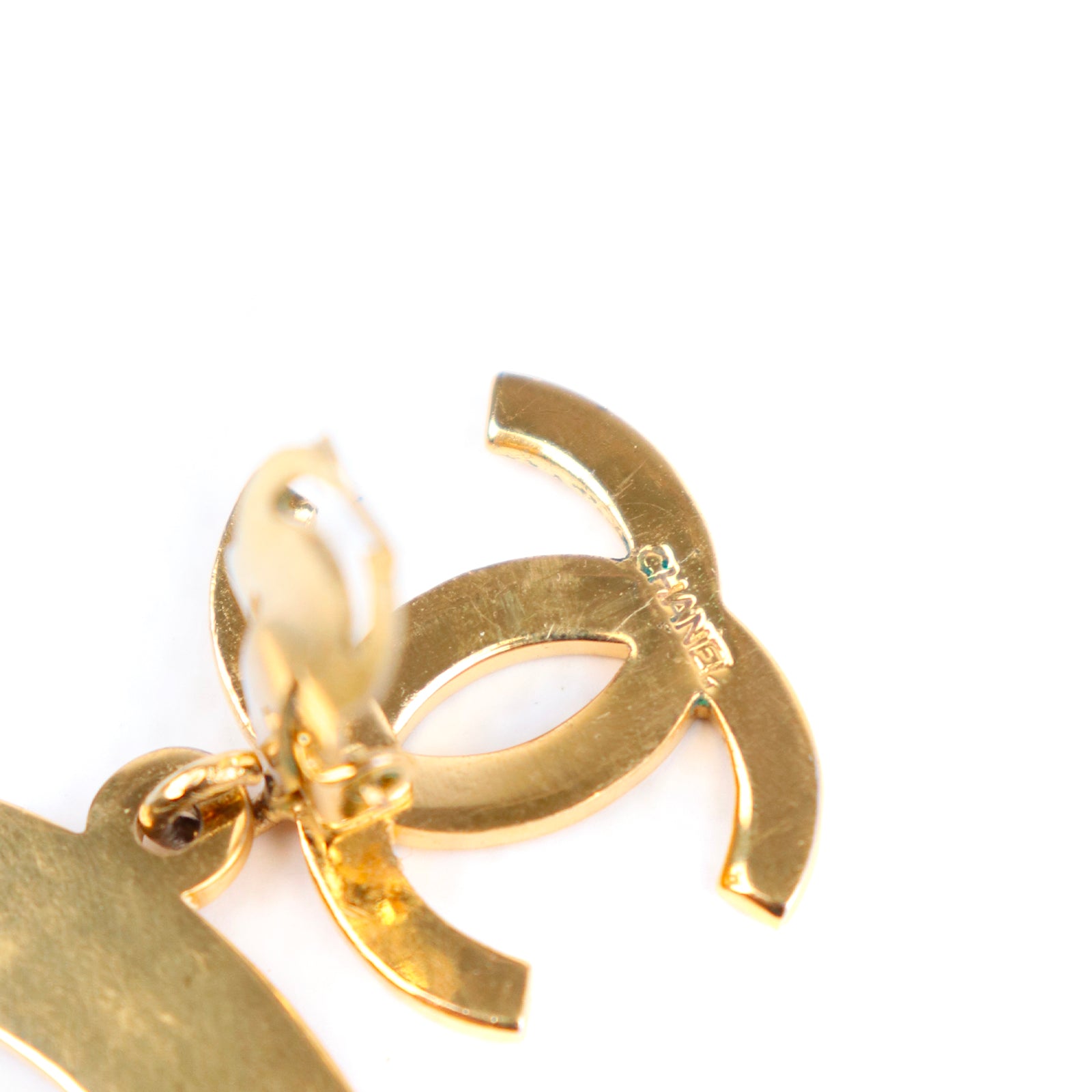 CHANEL - Boucles d'oreilles créoles vintage