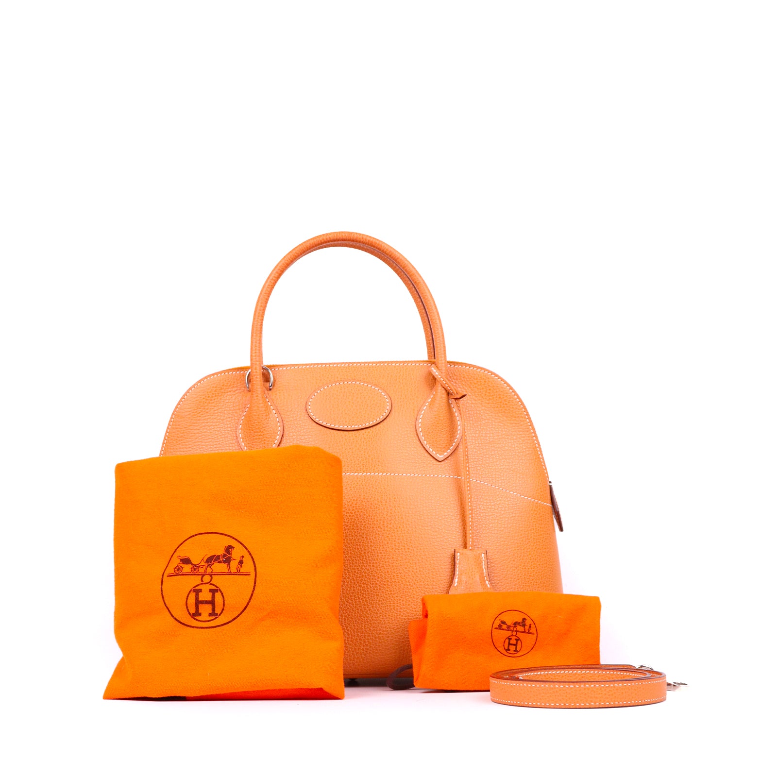 HERMÈS - Sac à bandoulière Bolide en cuir