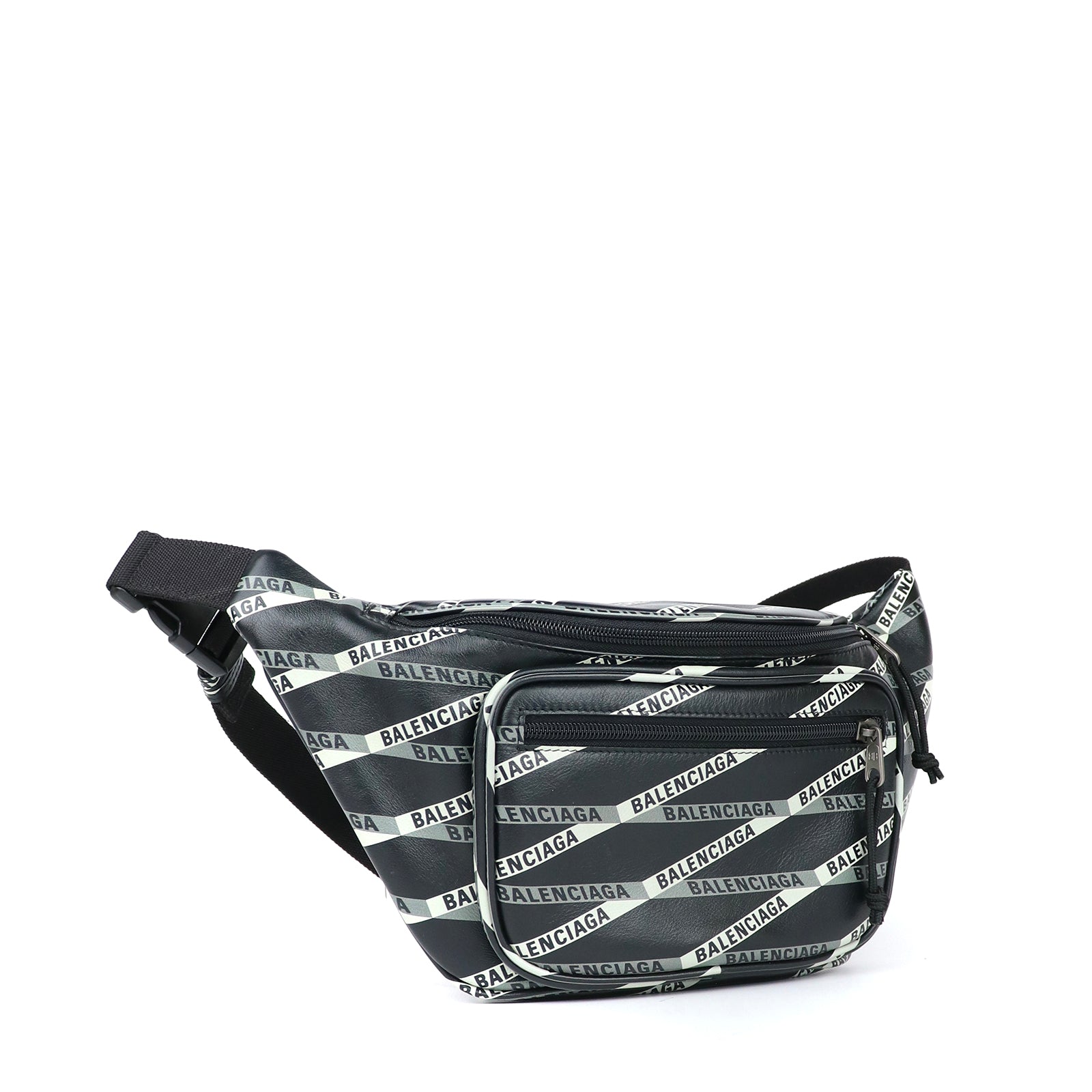 BALENCIAGA - Sac banane en cuir