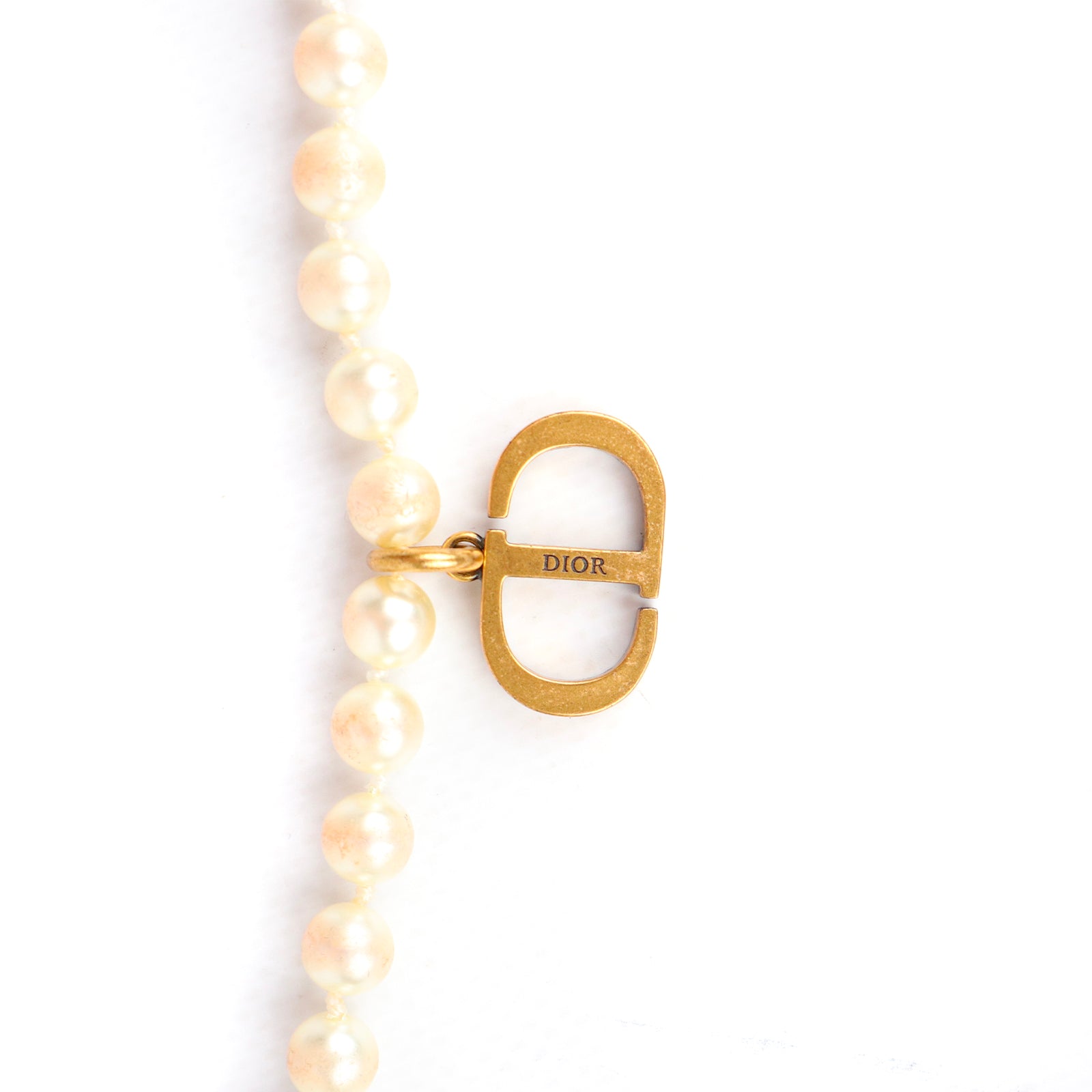 DIOR - Collier CD 30 Montaigne perles et strass